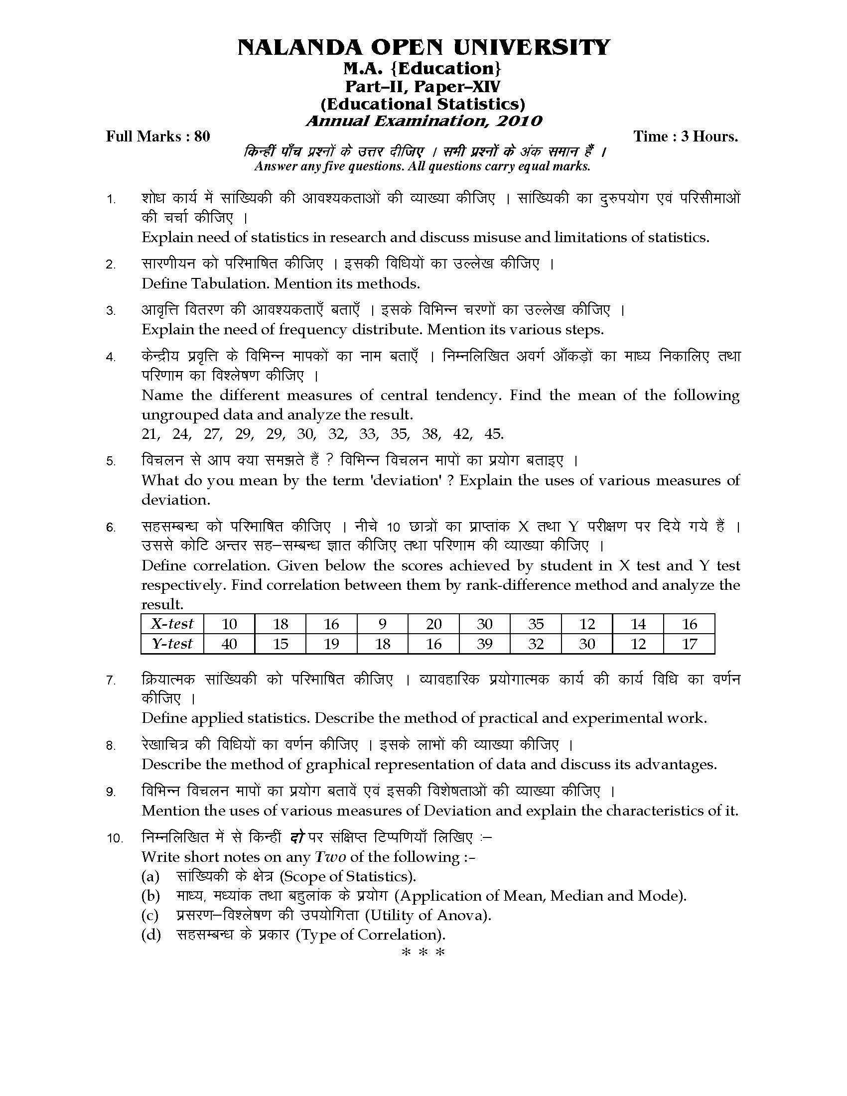 m-a-education-educational-statistics-question-download-entrance-india